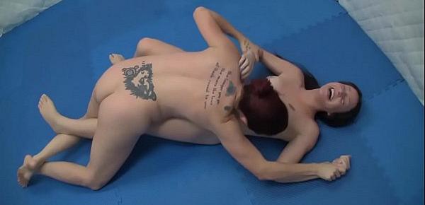  Naked Woman vs Woman Wrestling Competition